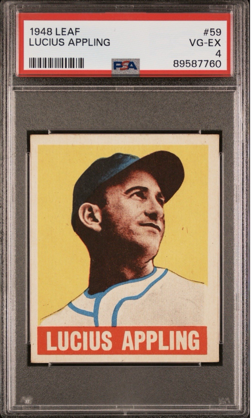 1948 Leaf #59 Lucius Appling PSA 4