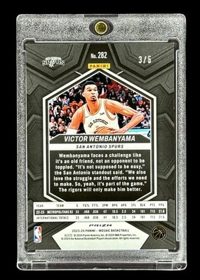 Victor Wembanyama ROOKIE RC GOLD GLITTER #/5 🔥 2023 MOSAIC SSP