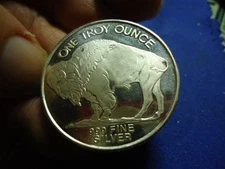 Indian Head buffalo 1 Troy Ounce 999 Fine Silver Round Coin