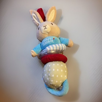 Peter Rabbit Baby Pull Toy Beatrix Potter Plush Stroller Crinkle Vibrates 2021