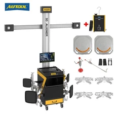 AUTOOL 3D Wheel Alignment Machine Fully Automatic Tire Wheel Aligner Voice Guide