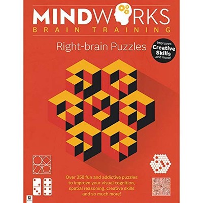 Mindworks Brain Training: Right-Brain Puzzles - Paperback - GOOD