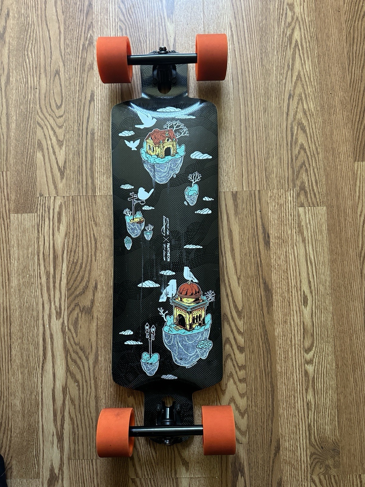 Loaded x Pantheon Trip Collab Complete Longboard Rare Collectors