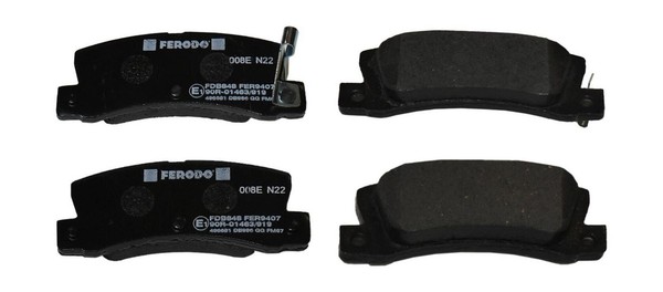 Bremsbelagsatz Scheibenbremse Hinterachse FüR Toyota Corolla Compact Liftback-image