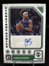 2023-24 Panini Donruss Optic - Signature Series #SS-JSP Jaden Springer (AU)