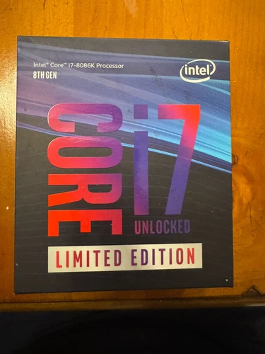 Intel Core i7-8086K Coffee Lake  LGA 4.0 GHz 1151 300 Series 95W Processor BOX