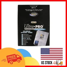 Platinum Series 9 Pocket Pages - 100 Ultra Clear Card Sleeves for Collectibles