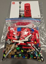 LEGO Ideas: Red London Telephone Box (21347) - complete set