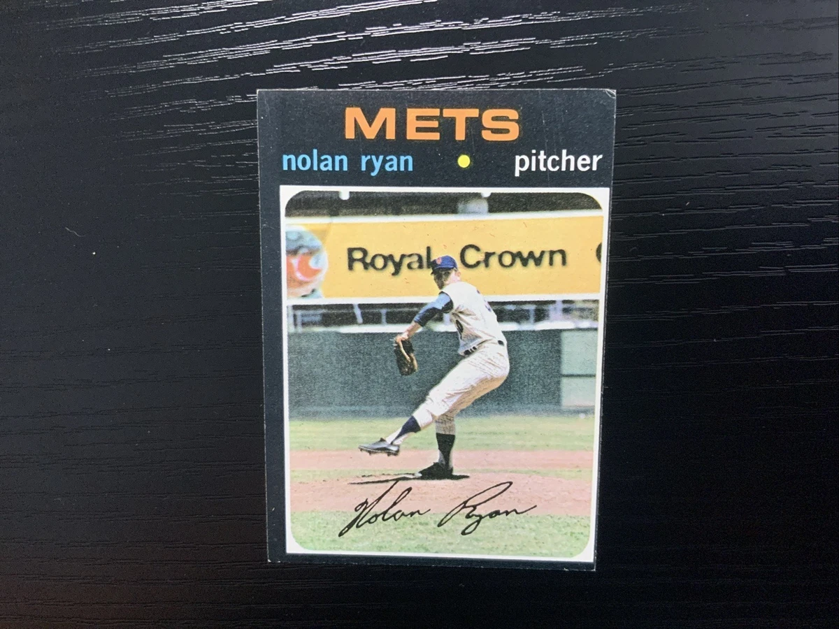 Topps Nolan Ryan Baseball 1971 Season Sports Trading Cards 