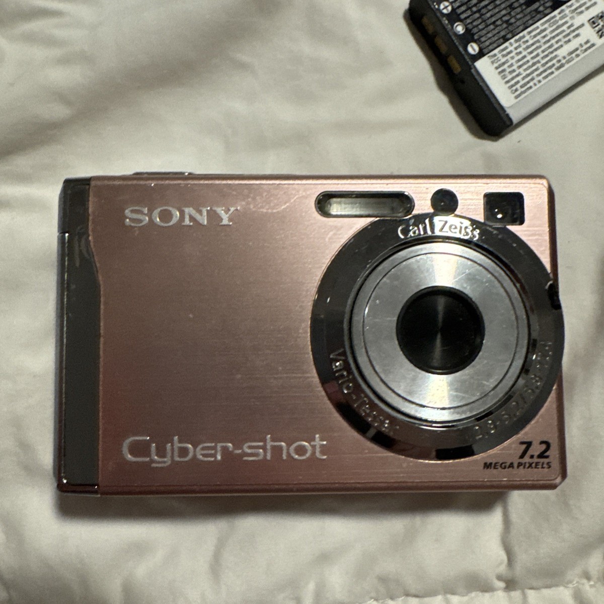 Sony Cyber-shot DSC-W120 7.2MP Digital Camera - Pink for