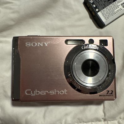 Sony Cyber-shot DSC-W120 7.2MP Digital Camera - Pink for
