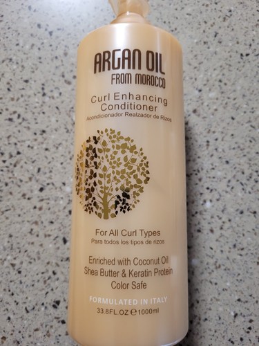 Argan Oil From Morocco Curl Enhancing Shampoo & Conditioner Keratin 33.8 Oz Ea  - Picture 3 of 13