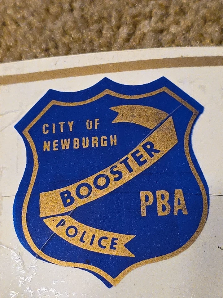 City Of Newburg, Ny Vintage Police Window Decal - Image 2 of 4