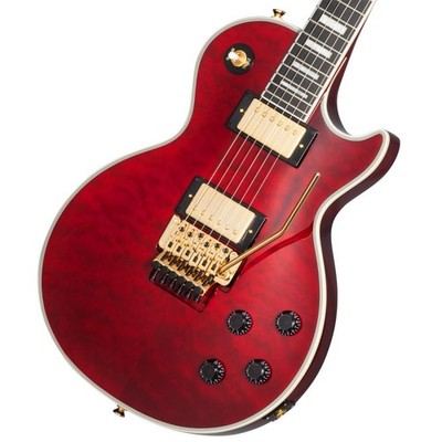 Epiphone Alex Lifeson Les Paul Custom Axcess Quilt Ruby electric guitar