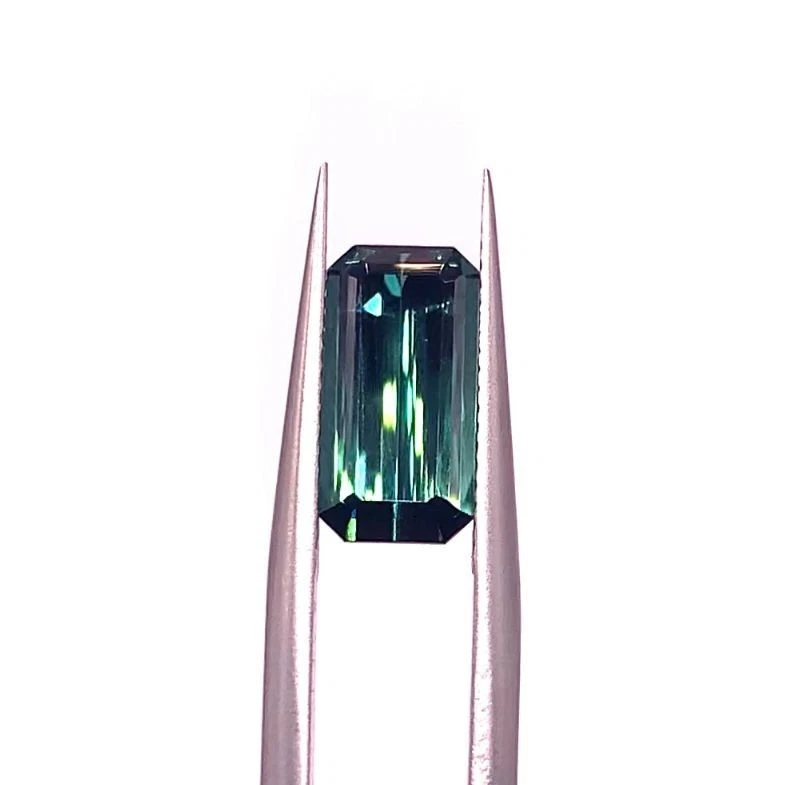2.44Ct Earth Mined Stunning Lagoon Blue Teal Tourmaline 11mm October Birthstone - Image 2 of 4
