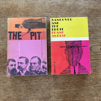 #ad THE PIT amp; VANDOVER and THE BRUTE by F.Norris VINTAGE PB Free Ship GR $20.00
