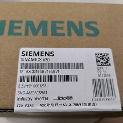 6SL3210-5BB17-5BV1 New Sealed Siemens Industry Inverter 6SL3210-5BB17-5BV1