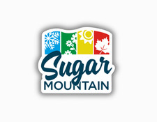 Sugar Mountain Ski Resort Vinyl Printed Sticker