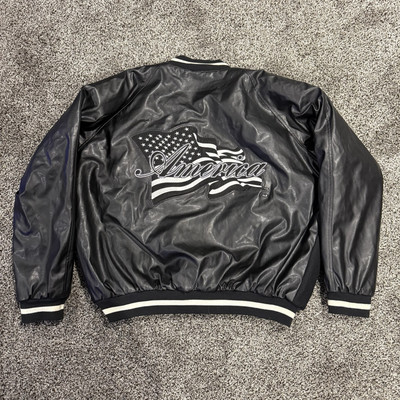 VTG Steve and Barrys ''America'' Embroidered Letterman Style Jacket Size XL