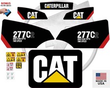 Fits Caterpillar 277C2 HIGH FLOW XPS TWO SPEED Decal Kit Skid Steer 3M VINYL
