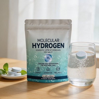 Wasserstofftabletten für Trinkwasser Wasserstoff Tabletten mehr Energie 30pcs