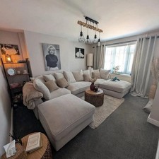 New | Bishop |U Shape Sofa | Scatter back | Foot Stools | Upgraded Seats