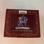 Trail Of Painted Ponies Wild Blue Remembering 9/11 Ornament 2.6" 2021 NEW