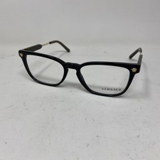 VERSACE Mod 3290 GB1 54-18-140 BLACK GOLD EYEGLASSES 286U