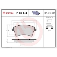 Satz Bremsbeläge Bremsklötze vorne für Renault Kangoo BE KW0/1 FW0/1 | 241379
