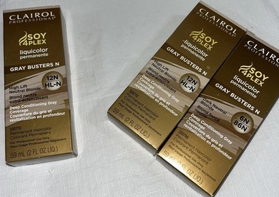 Lot Clairol Pro Soy4Plex Permanent Hair Color 12N HL-N High Lift Neutral Blonde