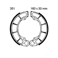 Bremsbacken Hinten Ebc H351 FüR Honda Trx 450 Es Foreman Es Bj 1998-01