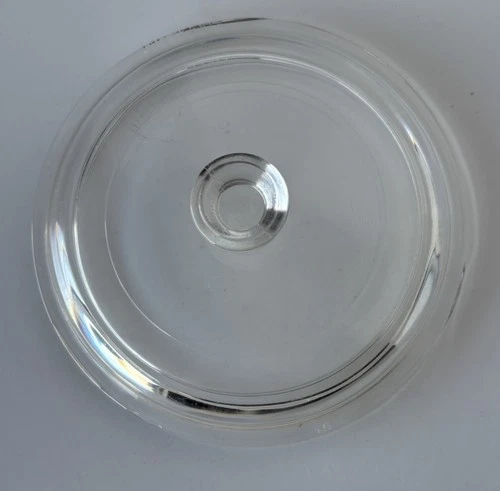 Vintage Pyrex Lid 6 Inch Clear Glass #P-81-C Replacement Lid Only Corning Ware
