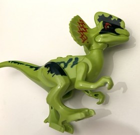 LEGO Jurassic World Bright Green Dilophosaurus Dinosaur from 75916 Dilo01