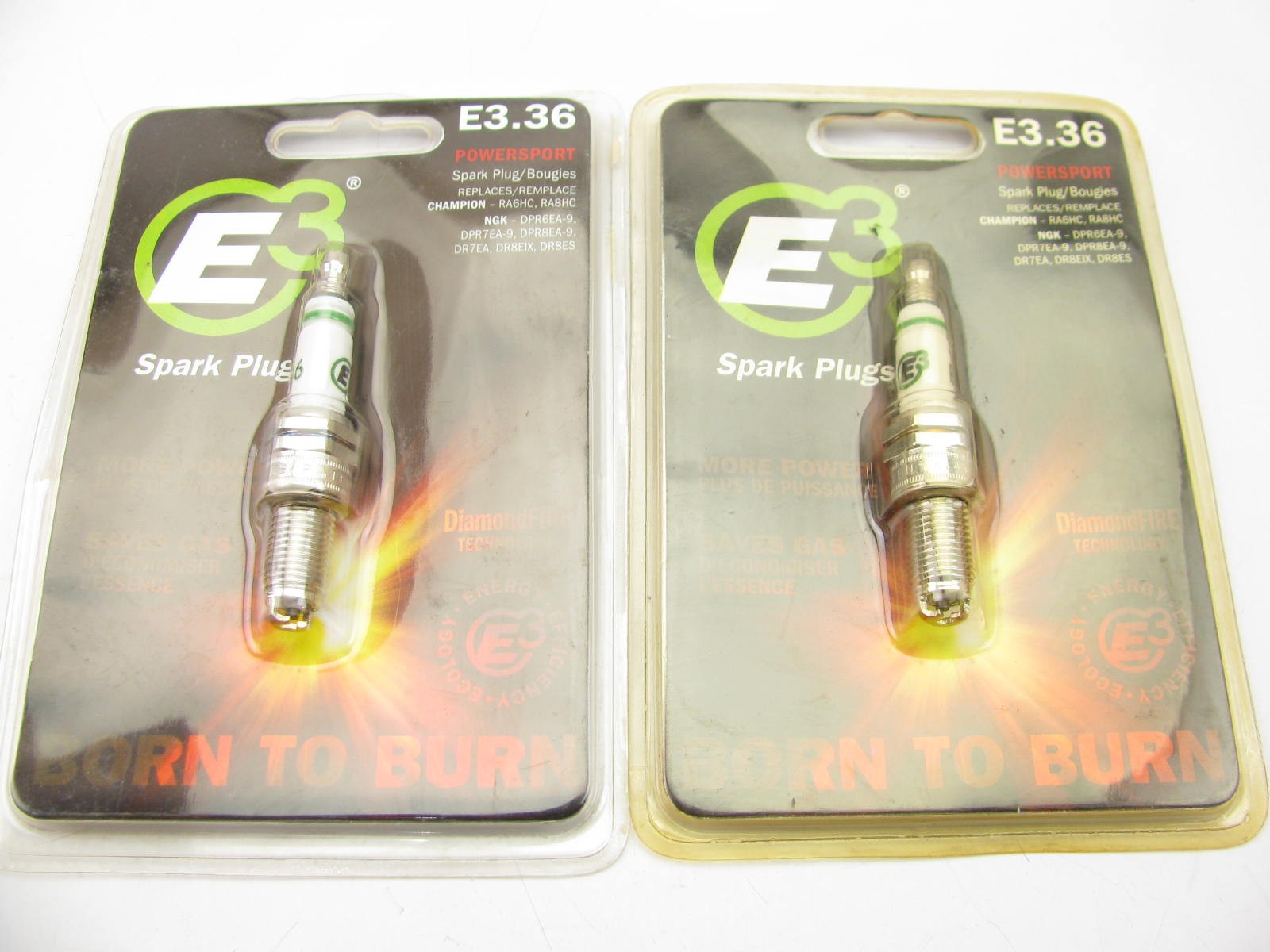 2 E3 E3.36 Performance Spark Plugs For Harley Davidson V-Twin Sportster, EVO