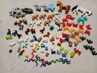 LEGO BULK LOT OF ANIMALS FIGURES DOGS HORSES DOLPHINS OWLS RABBITS MORE