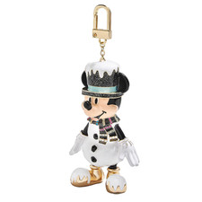 BaubleBar Mickey Friends Snowman Bag Charm