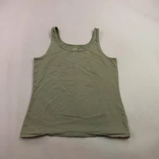 J Jill Shirt Womens Large Sleeveless Pullover Lightweight Casual Crew Neck Green