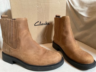 Clarks Orinoco 2 Boots Womens 7.5 M Mid Ankle Boot 26161647 Brown Snuff Leather