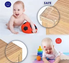 12PCS Baby Safety Silicone Table Corner Edge Protectors Child Proof Clear Guards