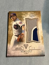 2015 Topps Triple Threads - Unity Jumbo Relics Mike Olt #UJR-MOT Gold 7/9