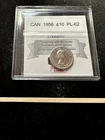 1956  Coin Mart Graded Canadian Ten ¢10 Cent**PL-62**