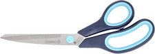 9.5-Inch Cushion Soft Professional Dressmaker Shears - with Comfortable Blue Han