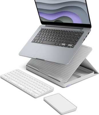 Logitech Casa Pop-Up Desk Wireless Keyboard & Touchpad MacBook (10  to 17 ) Tan