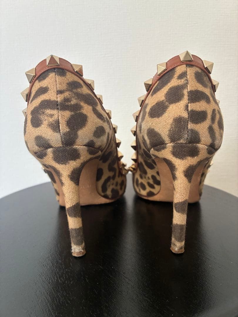 Valentino Garavani Pumps Heel Studded Leopard Brown EU34/US4 116191c thumbnail 21