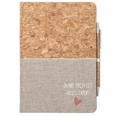 Notizbuch A5 Ohne mich ist alles doof Geschenkidee Ohne mich ist Geschenk Präsen