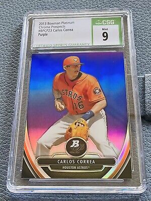 その他 CARLOS CORREA bowman refractor auto 2013 Bowman Platinum - Prospects Carlos Correa #BPCP23