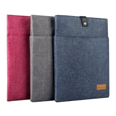 Tablet Case Sleeve for Tablet Pnone Notebook Document Soft Bag Cover Solid Color