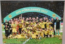 Borussia Dortmund DFB Pokal Sieger 2017 Fan Card 21x15 cm Das Team Finale #FPG53