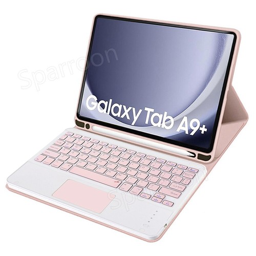 Case Cover Keyboard W/Touchpad Mouse For Samsung Galaxy Tab S9 FE S8 S7 A9+ A8 - Picture 8 of 52
