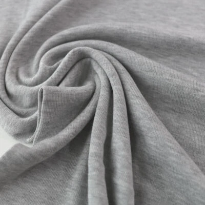 grau Schlauch Jerseystoff Schlauchware gerauht Weich Taillenbündchen Meterware